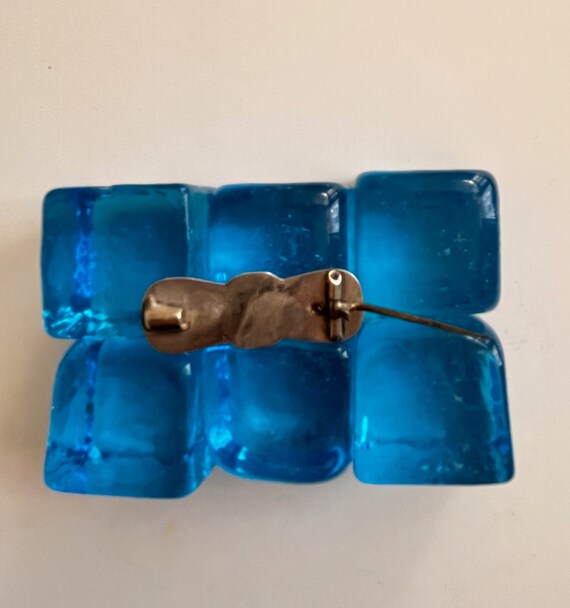 Sterling Initial F Pin/Etched Initial Pin/Vintage… - image 5