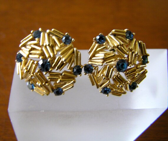 Crown Trifari Earrings/Crown Trifari Earrings w B… - image 1