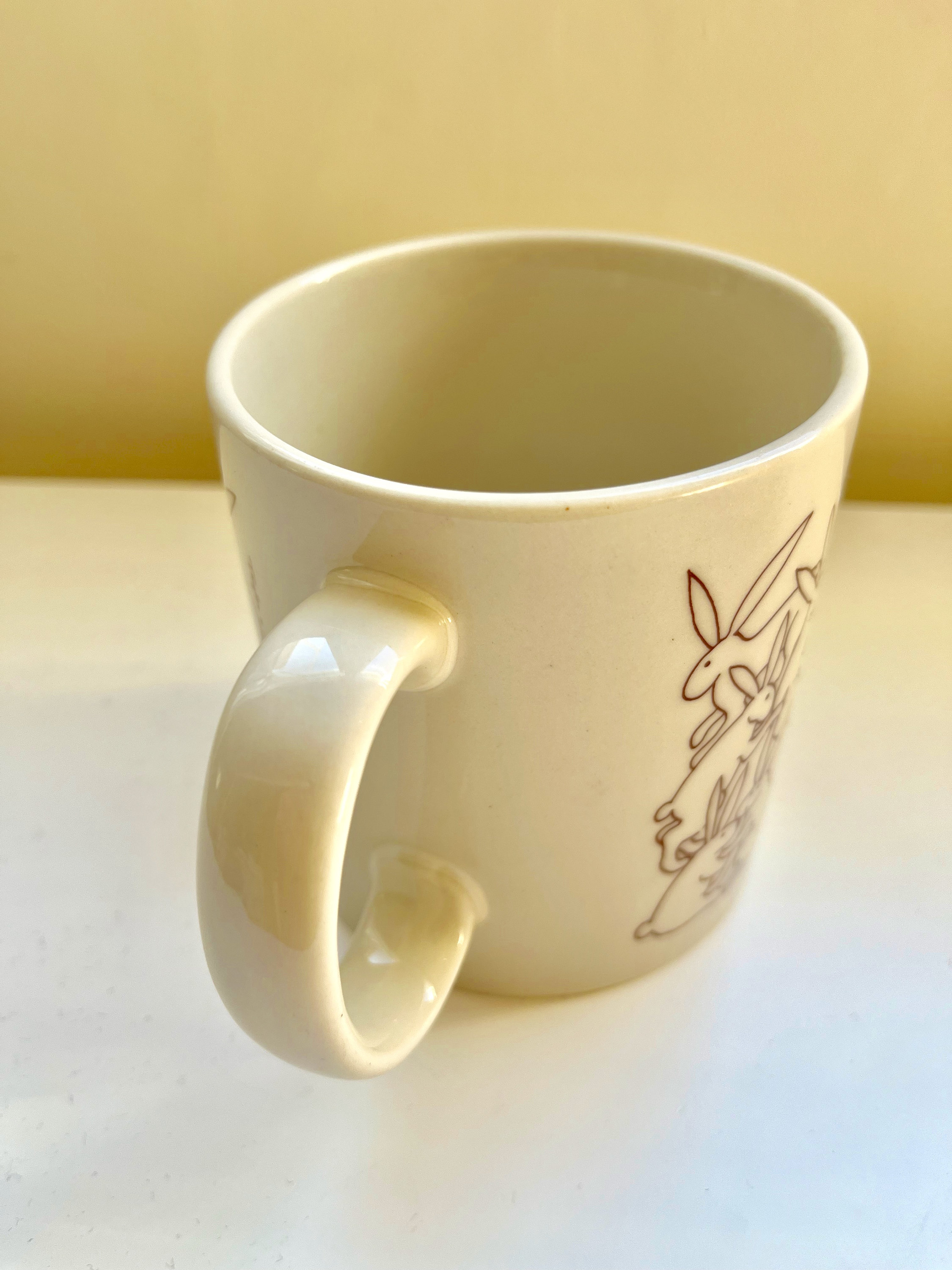 Taylor and Ng Coffee Mug/1979 Brown NAUGHTY RABBITS Mug/vintage Naughty  Rabbits 1979 Signed by Win Ng Mug - Etsy
