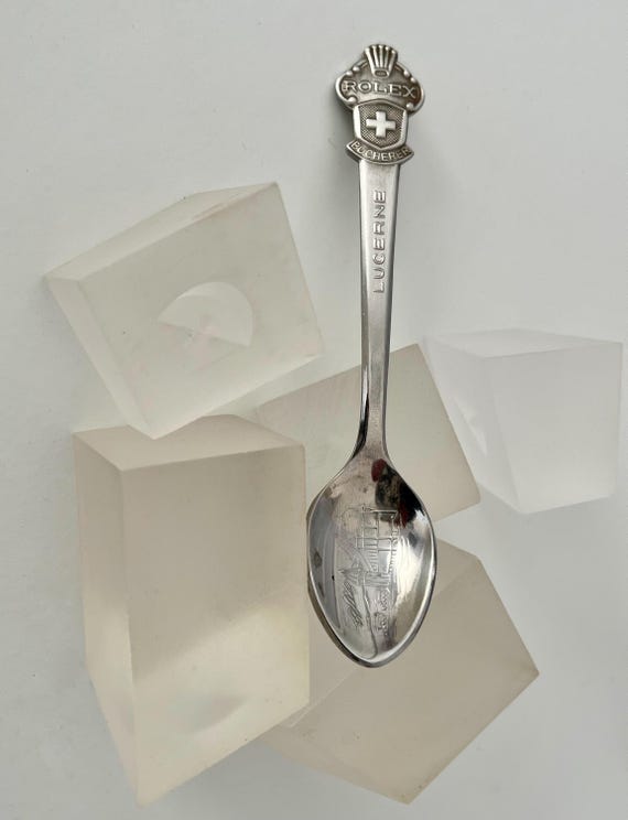 Rolex Spoon, Bucherer Spoon Lucerne Switzerland CB, Rolex Lucerne