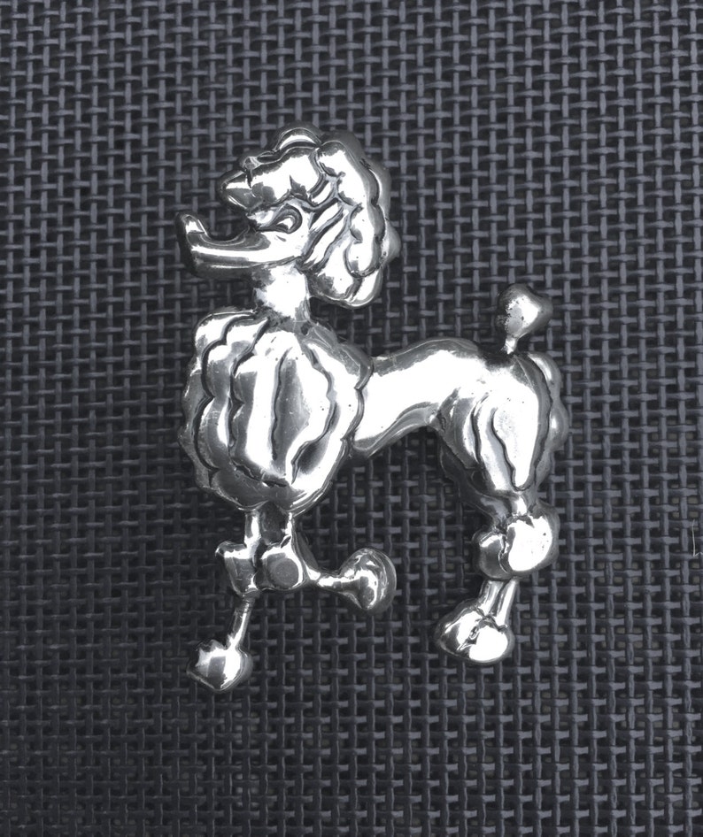 Sterling Silver Dog PinLANG Sterling Silver Dog PinLANG Sterling Silver Poodle Dog PinVintage Lang French Poodle PinSterling Poodle Pin