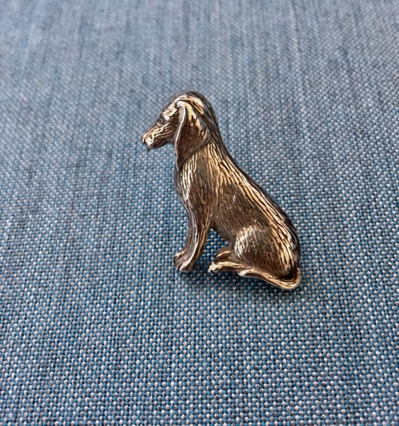 Vintage Jezlaine Sterling Dog Pin/Vintage Jezlain… - image 1