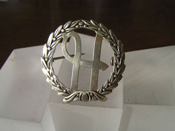 Sterling Silver Initial Pin, Sterling Silver Init… - image 8