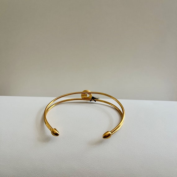 Crown Trifari Bracelet/Vintage Crown Trifari Init… - image 3