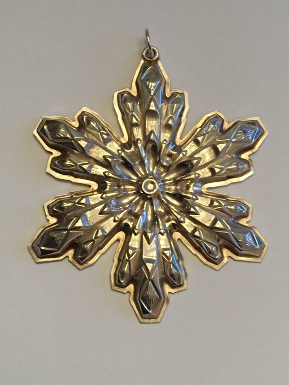 1974 Gorham Sterling Silver Snowflake Gorham Sterling Silver