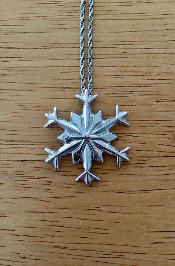 1981 Gorham Sterling Silver Snowflake/Vintage 1981