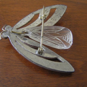 Art Deco Bug Pin/lucite Insect Bug Art Deco Pin Vintage 1940/1940s ...