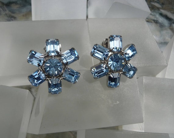 Weiss Red RhinestoneEarrings/Weiss Rhinestone Ear… - image 8