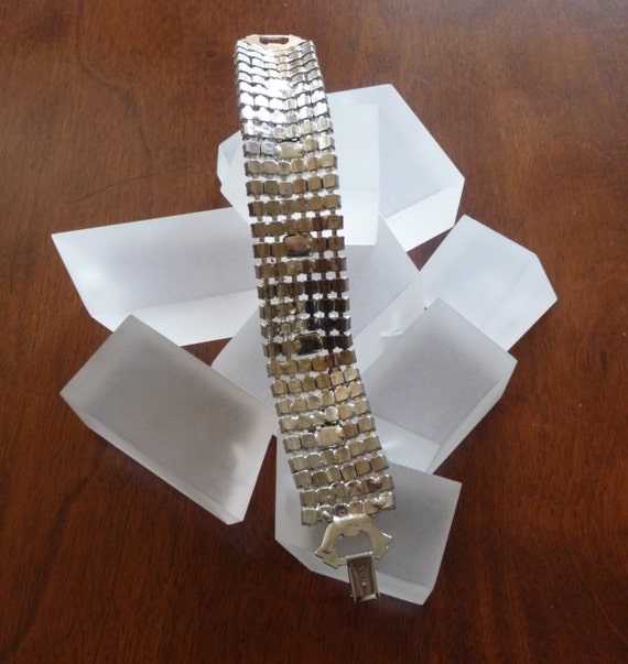 Weiss 6 Row Bracelet, Weiss 6 Row Clear Rhineston… - image 4