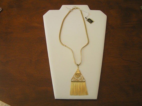 Hobe Art Deco Necklace, Hobe Art Deco Fringe Neckl