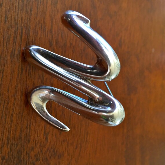 CNA Sterling Silver Initial Pin/CNA Sterling Silv… - image 2