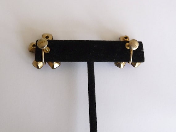 Weiss Red RhinestoneEarrings/Weiss Rhinestone Ear… - image 7