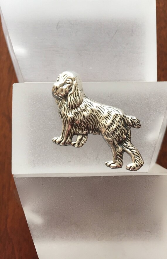 Beau Sterling Spaniel Pin, Sterling Spaniel Pin, … - image 6