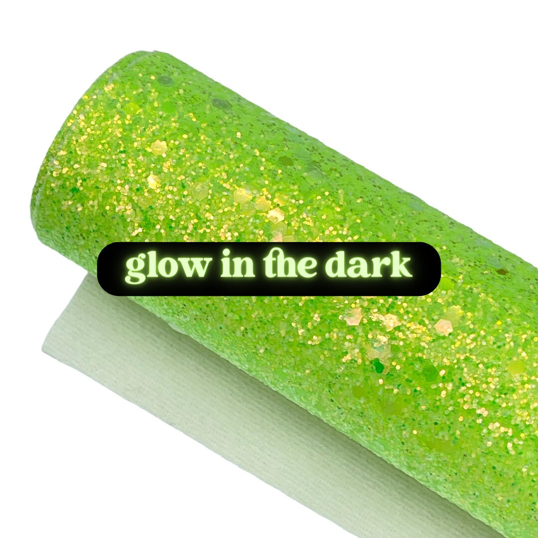 SALE / 7oz GLOW Glitter, Glow In The Dark Glitter, Glitter Grab Bag, Fine  Glow Glitter, Chunky Glow Glitter, 7oz GLOW