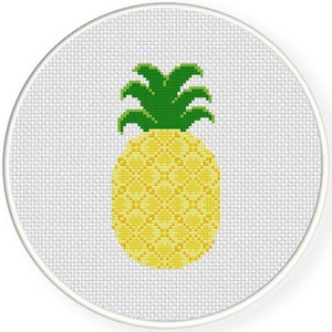 My Pineapple Counted Cross Stitch Chart, Fruit PDF Pattern, for Cross Stitching, xStitch & Crossstitch Fans, Needlecraft - Instant Download