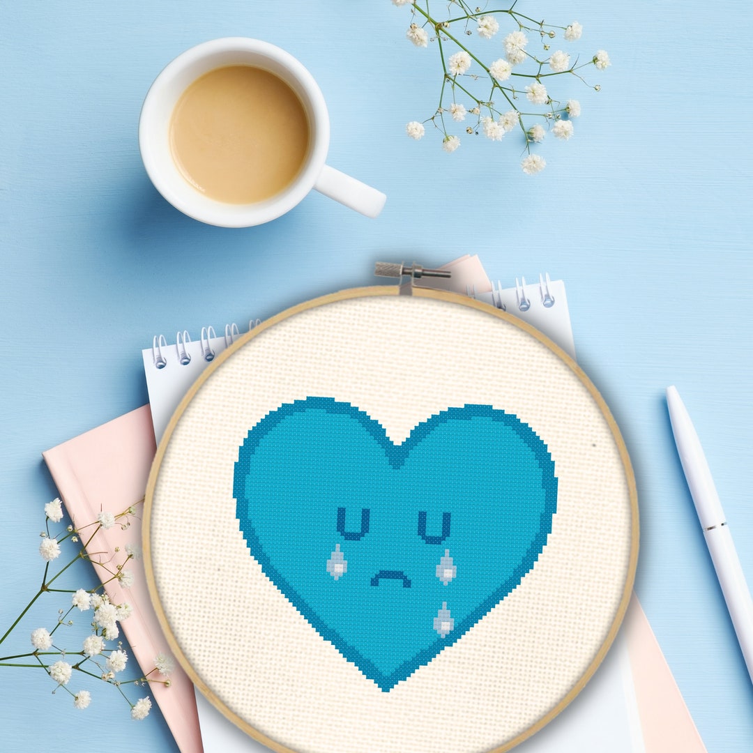 Cold Heart PDF Cross Stitch Pattern Needlecraft - Instant Download