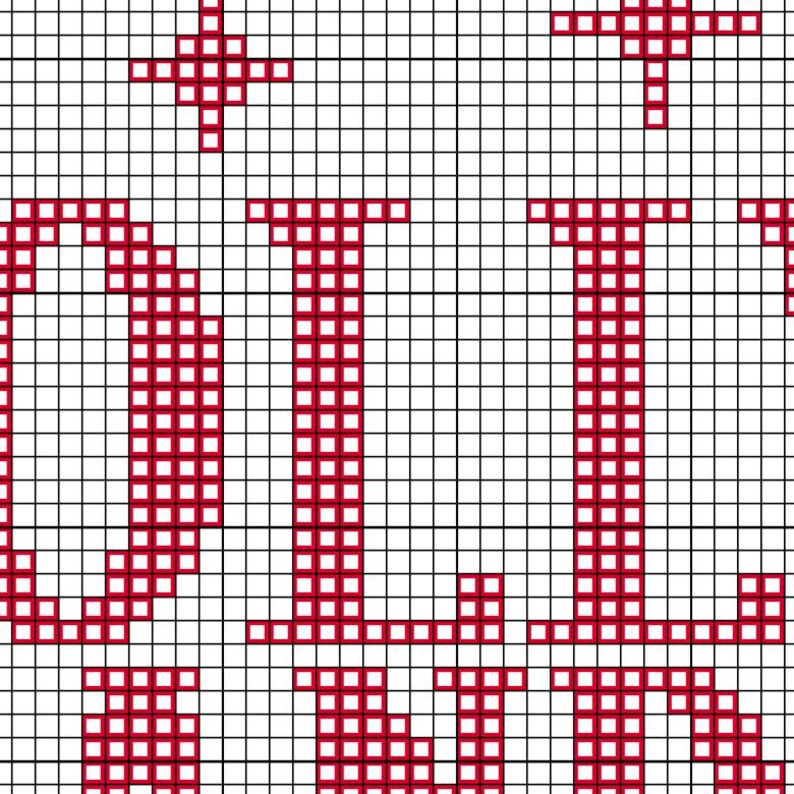 Holly & Jolly PDF Cross Stitch Pattern Needlecraft - Instant Download ...