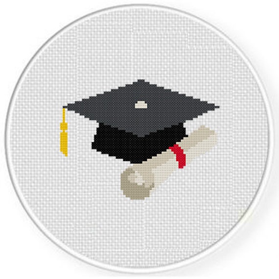 Sewing & Fiber Kits & How To Graduation cross stitch pdf pattern