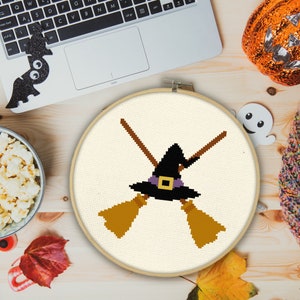 Witchy PDF Kreuzstichmuster Handarbeit - Instant Download