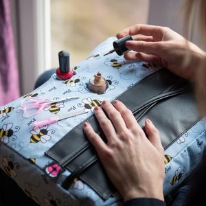 Manicure Cushion Bees Nail Varnish Pillow Beauty Gift