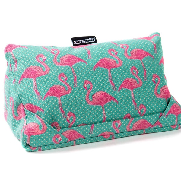 i-Pad Cushion Pink Flamingo Tablet Pillow Stand