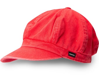 PEAKY BLINDERS GREEN FLECK RED CAP PEAKED PEAK NEWSBOY BAKER BOY 8-PIECE CAP