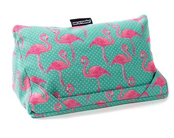 i-Pad Cushion Pink Flamingo Tablet Pillow Stand