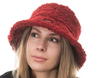 Sherpa Bucket Hat - Etsy