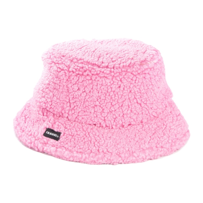 Borg Bucket Hat Pink Sherpa Teddy Hat - Etsy Canada