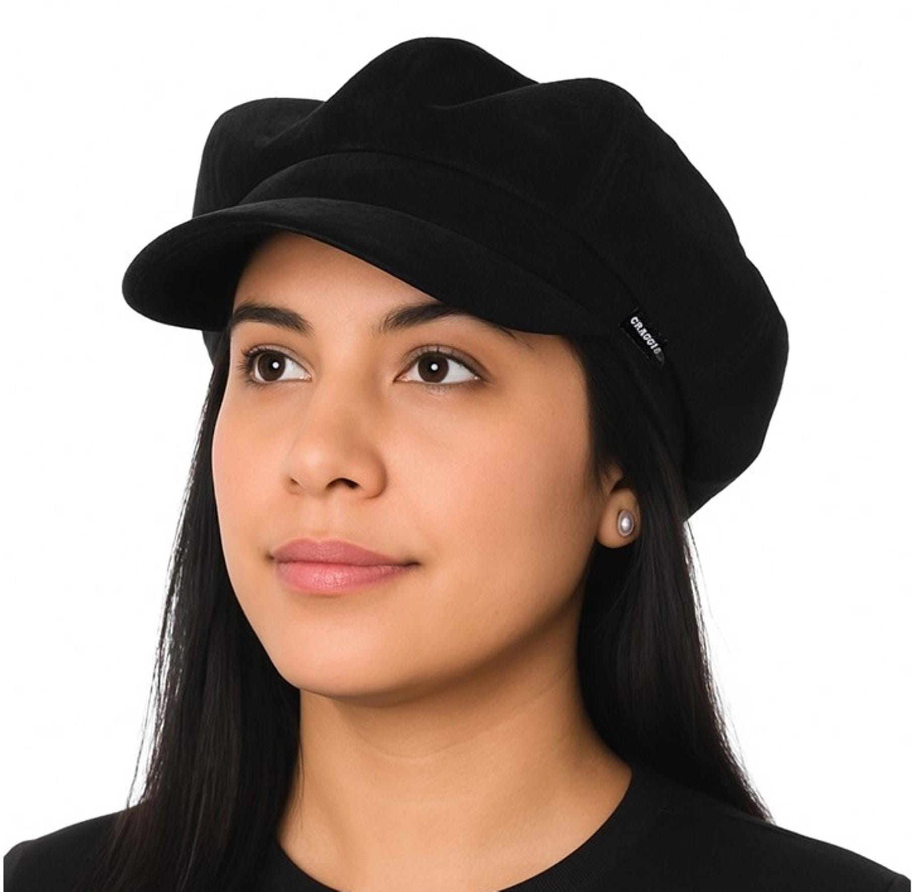 THE KOOPLES Black Velvet Newsboy Cap Size S Fido | Black Velvet Newsboy Cap | In stock! | Fawler main image 4