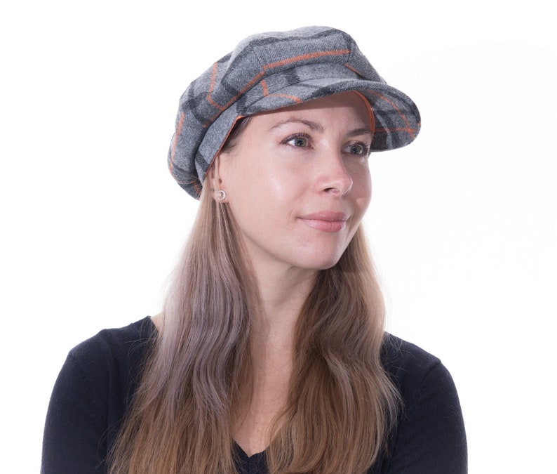 Women Men Beret Cap Fiddler Cap Cabbie Baker Boy Hat PU Brim Conductor Hat Aliba