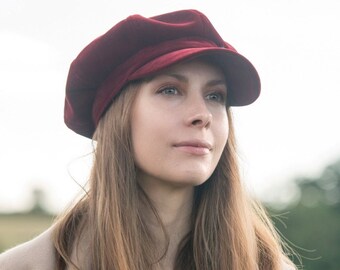 RRiody Womens Newsboy Hats with Visor Girls Fashion Beret Adjustable Paperboy Cap