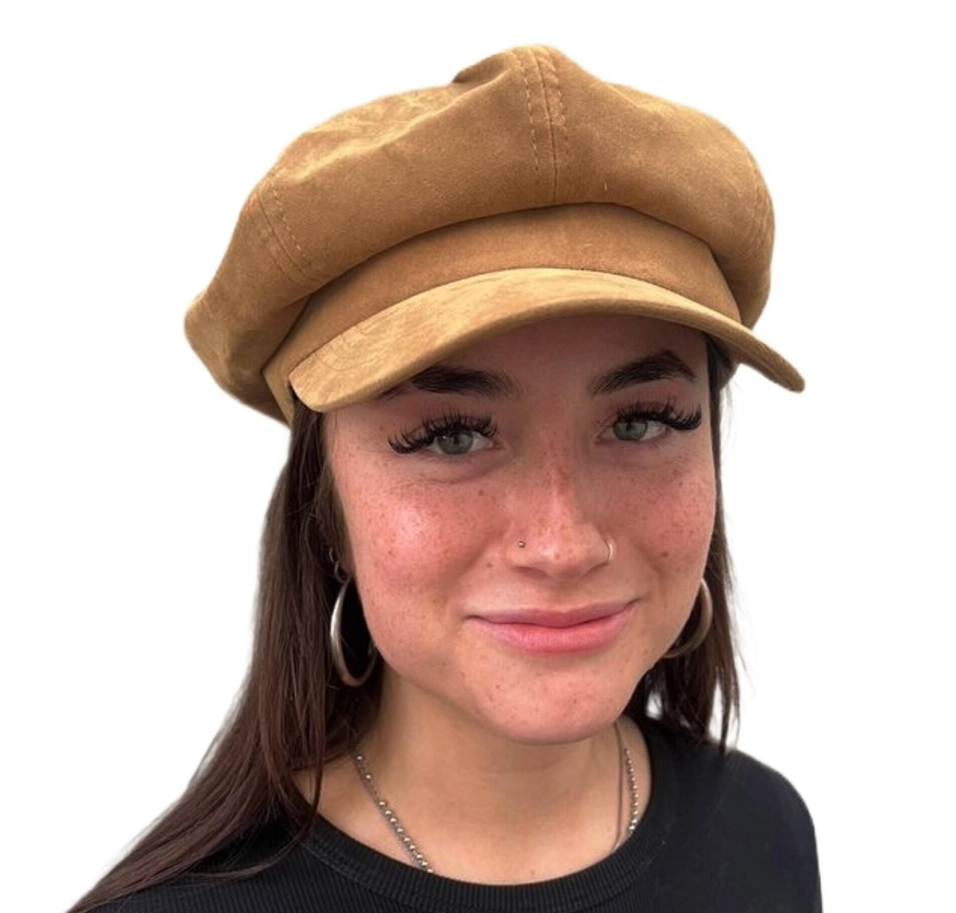 Anthropologie Velvet Bakersboy Cap - gold Women main image 4