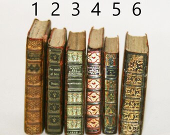 DOLLHOUSE Miniaturas "Livros de estilo antigo" Miniatura artesanal feita à mão em escala 12. De CosediunaltroMondo Itália
