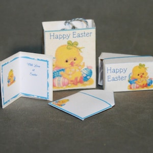 Kartonnen paasset - Accessoires POPPENHUIS MINIATURES - Ambachtelijk handgemaakt miniatuur 1:12 - CosediunaltroMondo Italy Milano