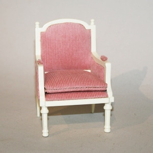 Fauteuil de style français - Meubles MINIATURES MAISON DE POUPÉES - Miniature artisanale faite main à l&#39;échelle 12ème. De CosedunaltroMondo Italie