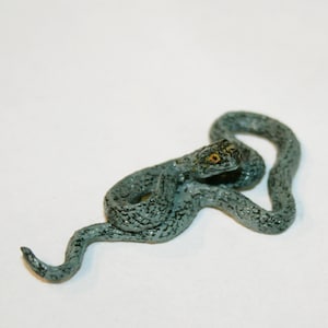 Resin snake -Dollhouse miniature animals -Artisan Handmade Miniatures 12th scale -CosediunaltroMondo Italy -gift