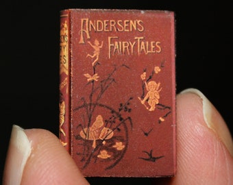 DOLLHOUSE Miniatures "  Old style book"  - Artisan Handmade Miniature in 12th scale. From CosediunaltroMondo Italy