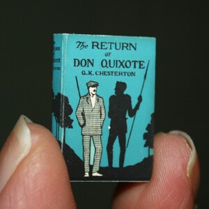 Romanbuch, NOV47 - PUPPENHAUS Miniaturen - Artisan Handmade Miniaturbücher, Maßstab 12 - CosediunaltroMondo Italy