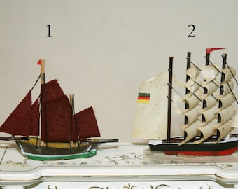 1:12 scale sailing ship -DOLLHOUSE MINIATURES  Artisan Handmade Miniature in 12th scale- CosediunaltroMondo Italy