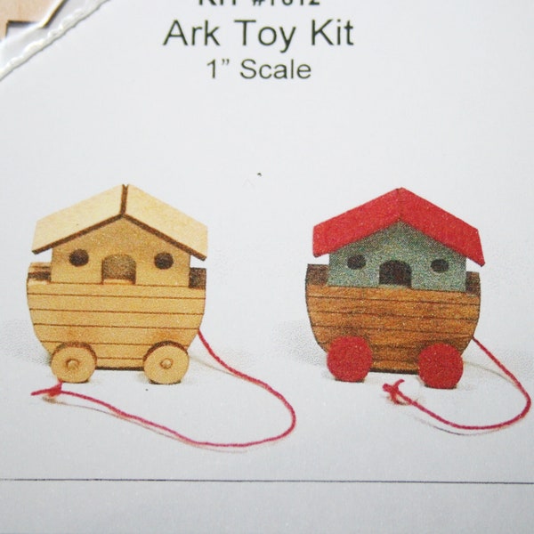 DOLLHOUSE MINIATURE " Ark toy Kit " Artisan Handmade Miniature - 12th scale. From CosediunaltroMondo Italy