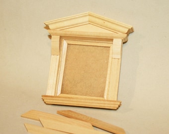 Finestra Tradizionale 36 Pannelli Per Casa Delle Bambole &ndash; Scala 1:12 Alessio Miniatures