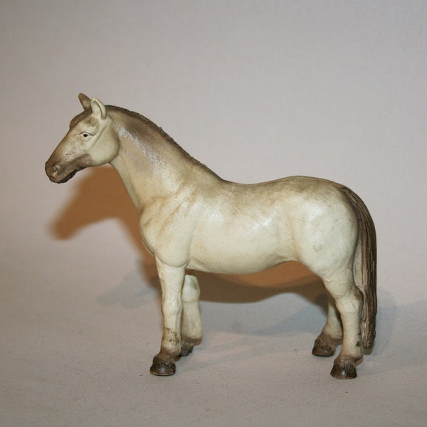 Vintage Rentner Schleich Pferd - PUPPENHAUS MINIATUR Tiere - Artisan Handmade Miniatur in 12. Von CosediunaltroMondo Italien