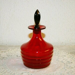 Perfume bottle, red glass, big size vintage glasses -Mother&#39;s Day Gift, Christmas gift, movie props, Vintage 50s, gift for her