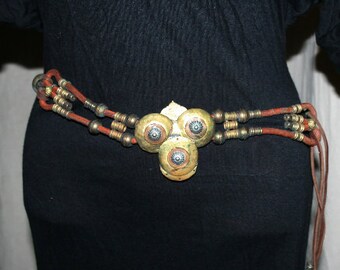Vintage 00s Gap Leather Strappy Belt XS High Waisted Belt Vintage Leather Belt Vintage 00s Gap Leather Strappy Belt Size XS High Waisted  main image 4