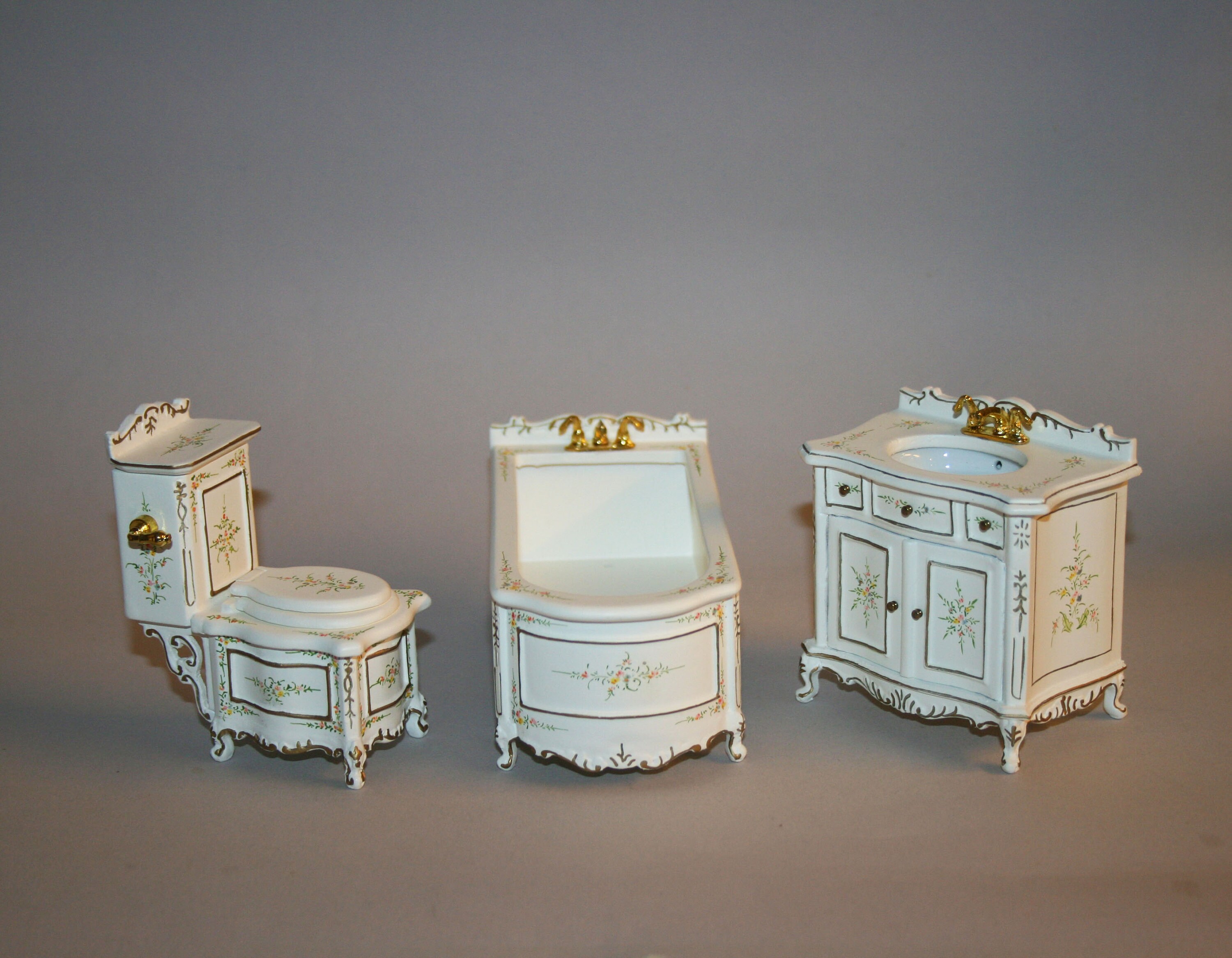Aydinids 20 Pcs Mini House Furniture Set Miniature Bedroom Living Room Bathroom 1:12 Furniture Accessories Model