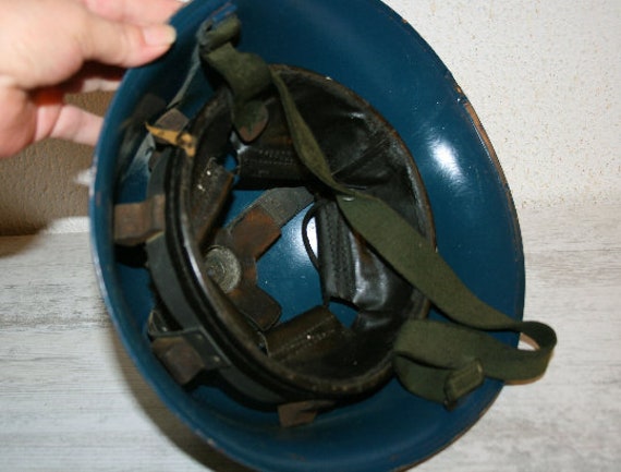 Original MK Blue Police English Helmet - image 4