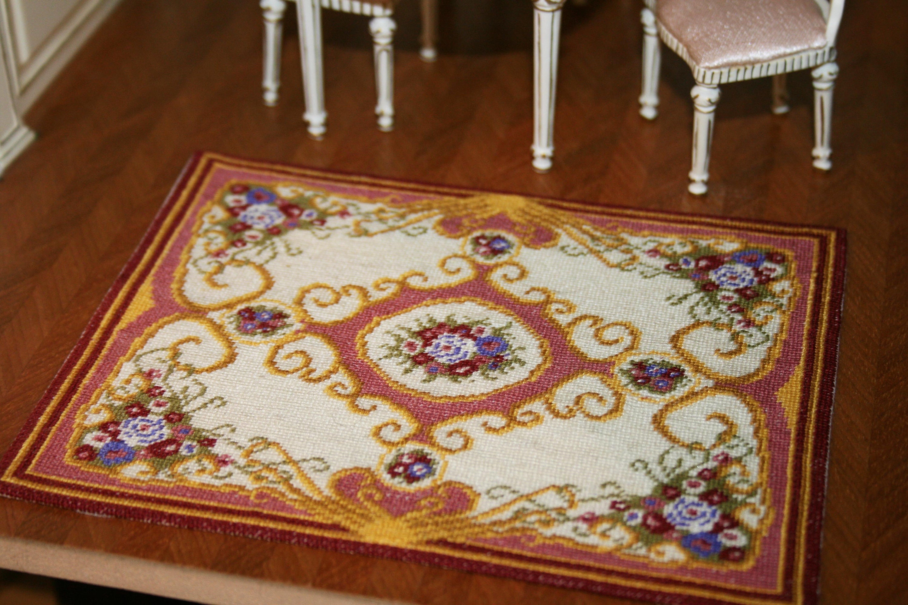 Tappeti Per Casa Tappeto Di Lana In Miniatura In Scala 1:12 Per Casa Delle Bambole/tappeto Fatto A Mano/moquette - Italia Mini Bambole - Foto 11