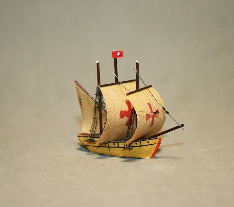 1:12 Scale Sailing Ship -DOLLHOUSE MINIATURES Artisan Handmade ...