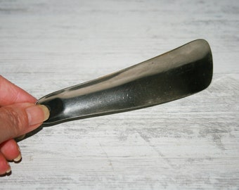 Vintage Metal Shoehorn, Advertising, Shoe Shop, Calzaturificio Vittoriosa Legnano, Memorabilia, Gift for her
